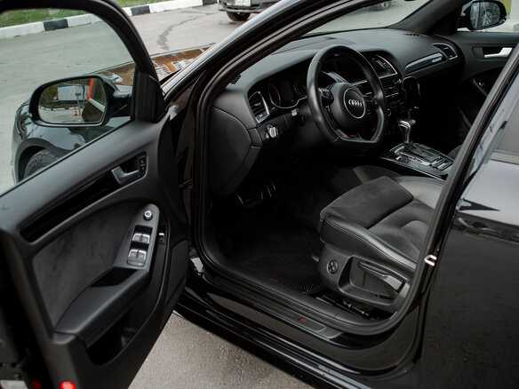 2014 Audi A4 IV (B8) Рестайлинг, чёрный - вид 7