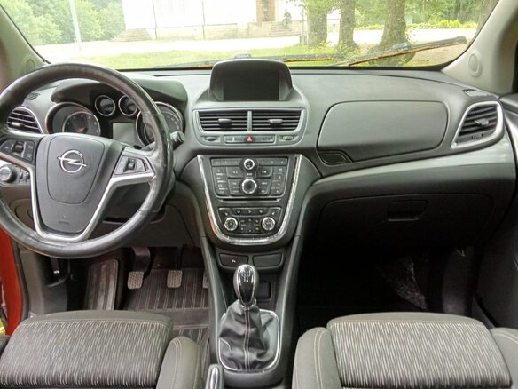 2014 Opel Mokka I, оранжевый, 1100000 рублей - вид 12