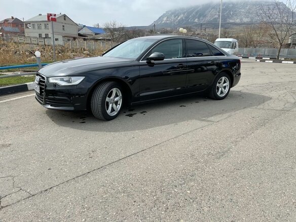 2014 Audi A6 IV (C7), чёрный - вид 1