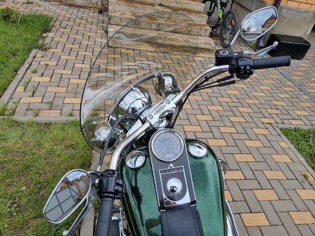 2013 Harley-Davidson Softail Deluxe, зелёный, 1800000 рублей, вид 4