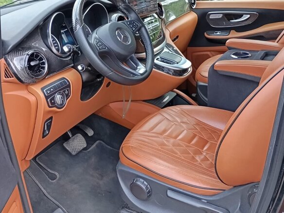 2023 Mercedes-Benz V-Класс Extra Long 300 d экстра длинный III (W447) Рестайлинг, чёрный, 15500000 рублей - вид 11