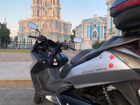 2006 Honda Silver Wing 400, серый, 220000 рублей, вид 2