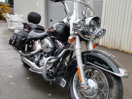2008 Harley-Davidson Heritage, чёрный, 900000 рублей, вид 3