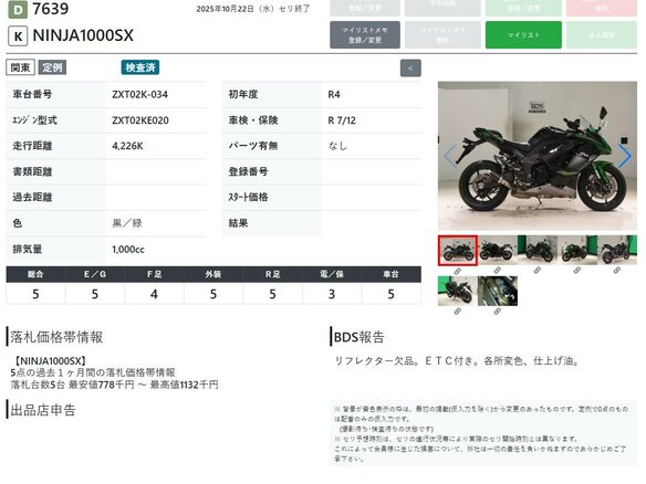 2023 Kawasaki Ninja 1000 SX, чёрный, 1259000 рублей - вид 10