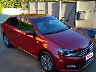 2017 Volkswagen Polo V Рестайлинг, пурпурный, 1750000 рублей, вид 1