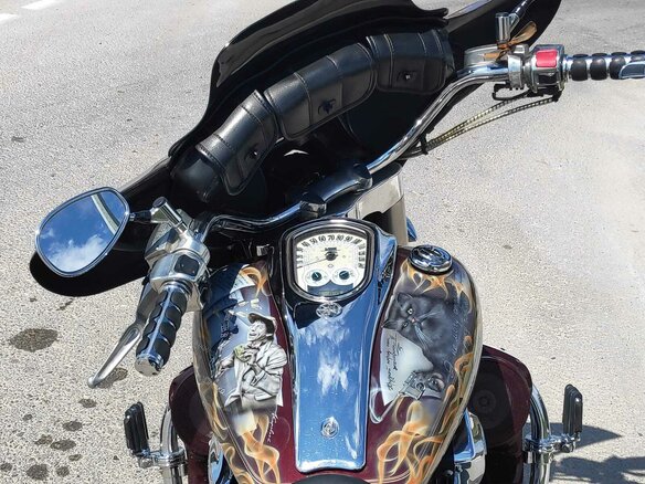 2006 Yamaha XV 1900, коричневый, 1200000 рублей - вид 15