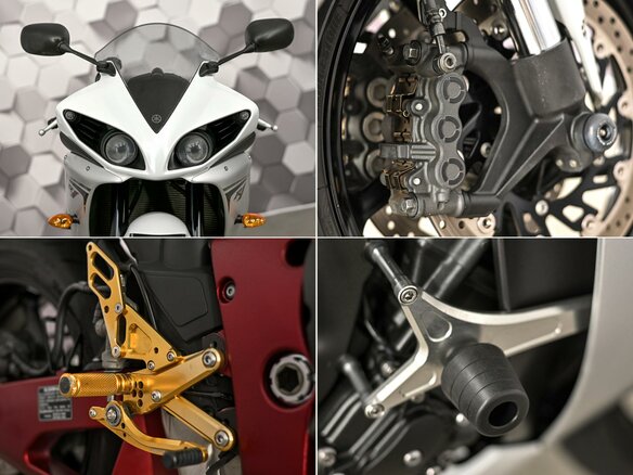 2009 Yamaha YZF-R1, белый, 899000 рублей - вид 9