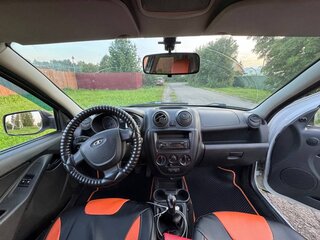 2014 Lada (ВАЗ) Granta I, белый, 450000 рублей, вид 4