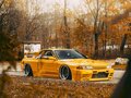 1993 Nissan Skyline VIII (R32), жёлтый