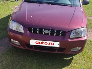 2006 Hyundai Accent ТагАЗ II, красный, 450000 рублей, вид 1