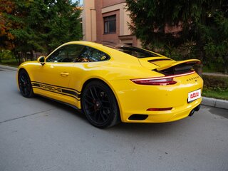 2017 Porsche 911 Carrera 4 GTS VII (991) Рестайлинг, жёлтый, 8900000 рублей, вид 4
