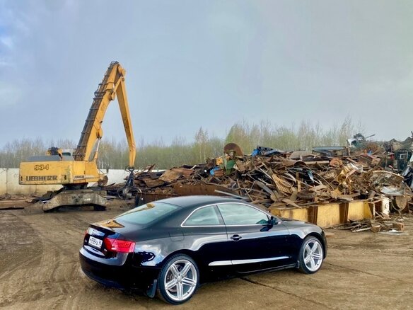 2012 Audi A5 I (8T) Рестайлинг, чёрный - вид 9