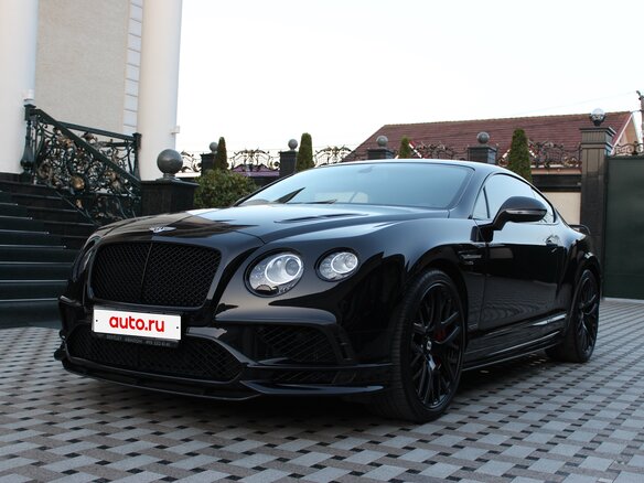 2017 Bentley Continental GT Supersports II Рестайлинг, чёрный, 16500000 рублей