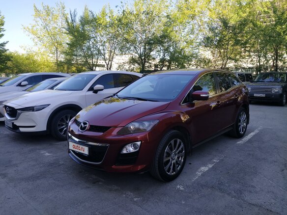 2011 Mazda CX-7 I Рестайлинг, красный, 1300000 рублей - вид 4