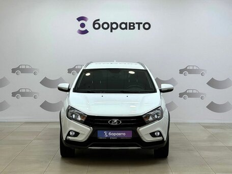 2021 Lada (ВАЗ) Vesta SW Cross I, белый, 1050000 рублей, вид 2