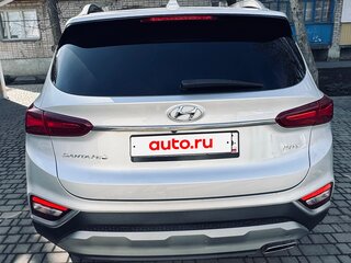 2019 Hyundai Santa Fe IV, серый, 3300000 рублей, вид 4
