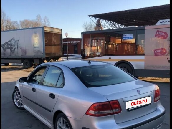 2005 Saab 9-3 II, серебристый, 185000 рублей - вид 1
