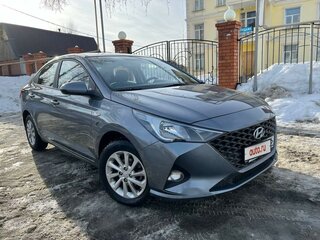2021 Hyundai Solaris II Рестайлинг, серый, 1299000 рублей, вид 1
