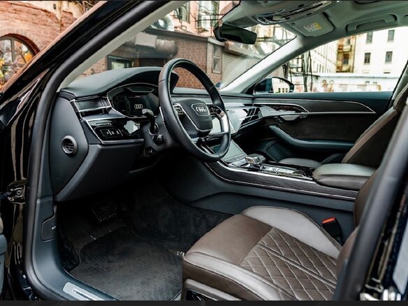 2020 Audi A8 Long 50 TFSI IV (D5), чёрный, 9200000 рублей - вид 9