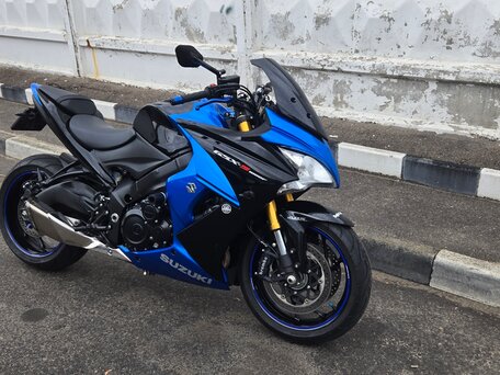 2017 Suzuki GSX-S 1000 F, синий, 1060000 рублей, вид 2