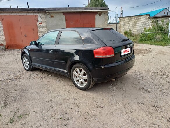 2004 Audi A3 II (8P), чёрный, 440000 рублей - вид 5