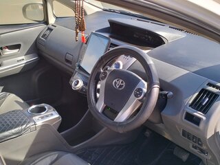 2013 Toyota Prius Alpha I (ZVW40/41), белый, 1250000 рублей, вид 5