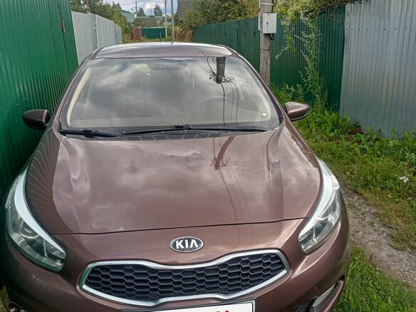 2014 Kia Ceed II, коричневый, 1100000 рублей - вид 2