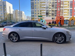 2020 Audi A6 45 TDI V (C8), серебристый, 6500000 рублей, вид 3