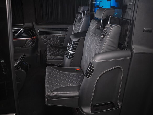 2023 Mercedes-Benz V-Класс 300 d экстра длинный III (W447) Рестайлинг, чёрный - вид 12