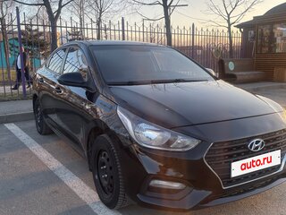 2018 Hyundai Solaris II, чёрный, 1060000 рублей, вид 2