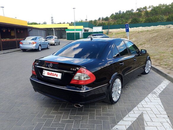 2008 Mercedes-Benz E-Класс 350 III (W211, S211) Рестайлинг, чёрный, 1190000 рублей - вид 3