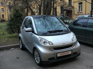 2007 Smart Fortwo II, серебристый, 715000 рублей, вид 1