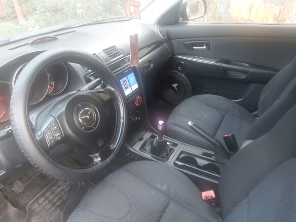 2003 Mazda 3 I (BK), серый, 277000 рублей - вид 6
