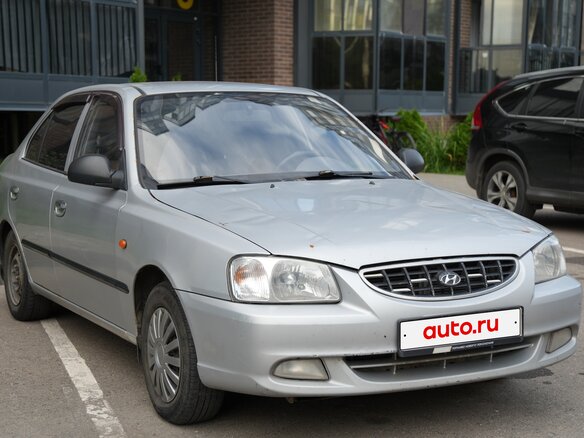 2005 Hyundai Accent ТагАЗ II, серебристый, 250000 рублей - вид 6