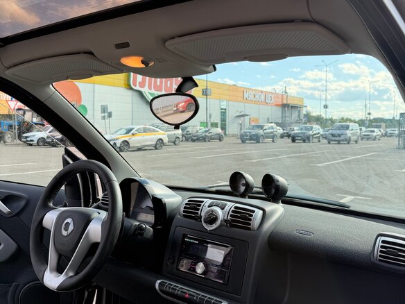 2009 Smart Fortwo II, чёрный, 449000 рублей - вид 11