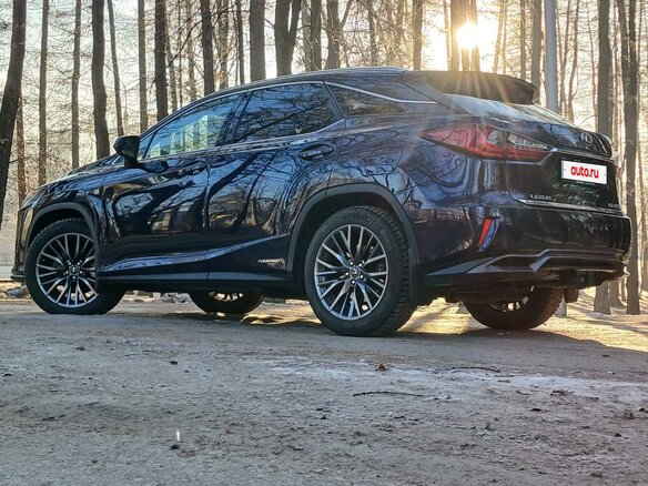 2019 Lexus RX 450h IV, синий, 5900000 рублей - вид 6
