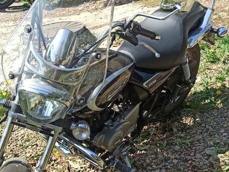2020 Bajaj Avenger, чёрный, 220000 рублей, вид 4