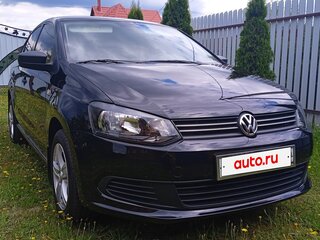 2013 Volkswagen Polo V, чёрный, 1300000 рублей, вид 2