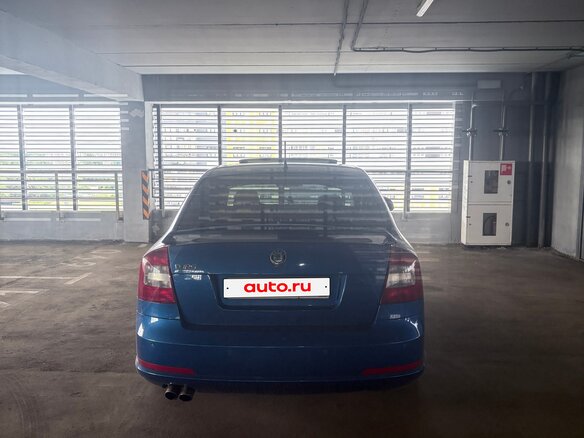 2011 Skoda Octavia RS II Рестайлинг, синий - вид 2