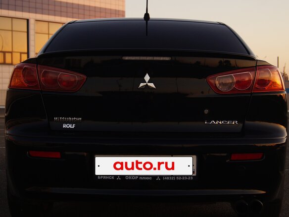 2007 Mitsubishi Lancer X, чёрный, 680000 рублей - вид 6