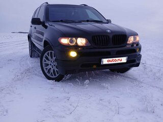 2004 BMW X5 3.0i I (E53) Рестайлинг, чёрный, 1500000 рублей, вид 2