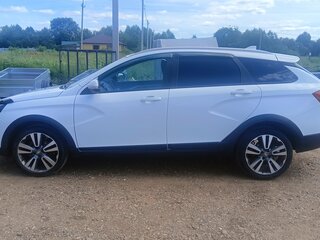 2019 Lada (ВАЗ) Vesta SW Cross I, белый, 1120000 рублей, вид 2