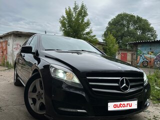 2012 Mercedes-Benz R-Класс 350 Long I Рестайлинг 2, чёрный, 1600000 рублей, вид 3