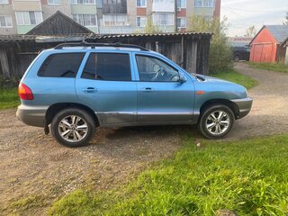 2004 Hyundai Santa Fe I, голубой, 370000 рублей, вид 2