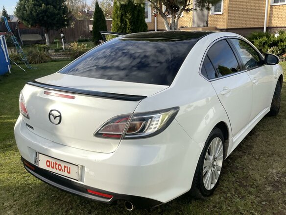2008 Mazda 6 II (GH), белый, 800000 рублей - вид 6