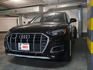 2021 Audi Q5 45 TFSI II (FY) Рестайлинг, чёрный, 3550000 рублей, вид 1
