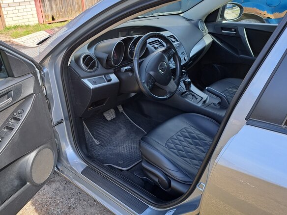 2012 Mazda 3 II (BL) Рестайлинг, серебристый, 1050000 рублей - вид 6
