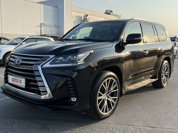2018 Lexus LX 570 III Рестайлинг 2, чёрный, 13000000 рублей