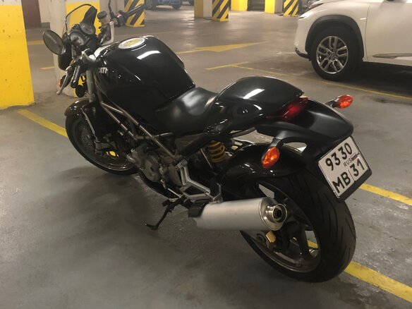 2001 Ducati Monster S4, чёрный - вид 1