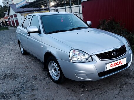 2014 Lada (ВАЗ) Priora I Рестайлинг, серебристый, 500000 рублей, вид 2